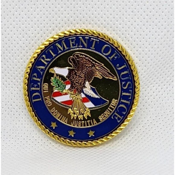 DOJ United States DEPARTMENT OF JUSTICE FBI Qui Pro Domino Justitia Sequitur Cha - Picture 13 of 16